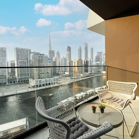 Havn - Studio In Business Bay, Burj Khalifa View Dubaï Extérieur photo